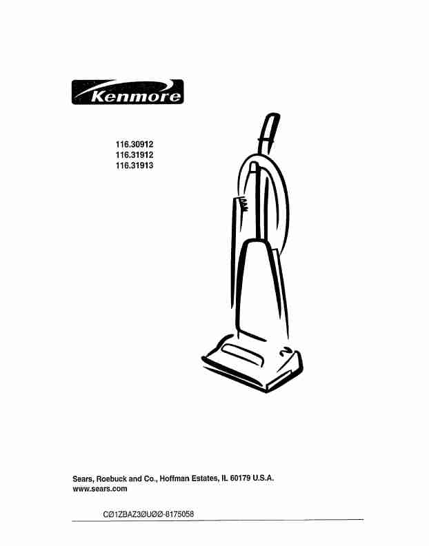 Kenmore Vacuum Cleaner 116_30912-page_pdf